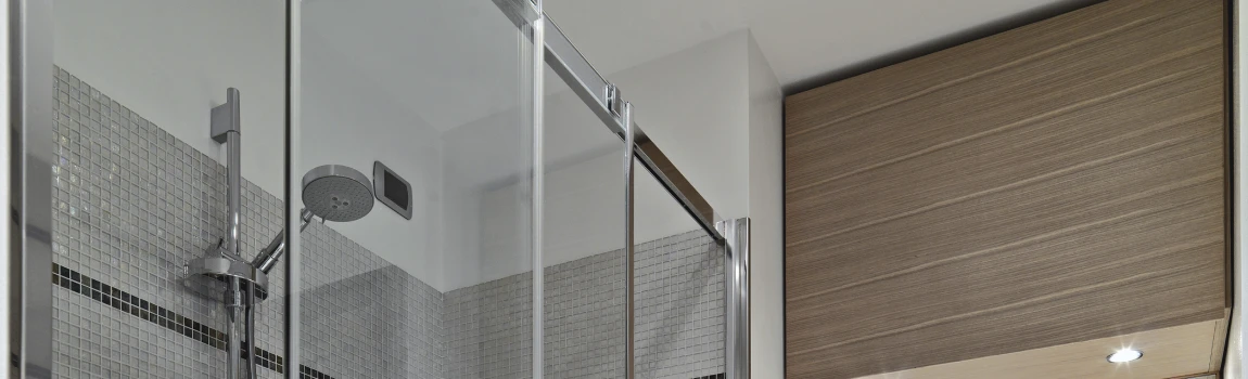 Frosted Glass Shower Doors in Southeast Edmonton